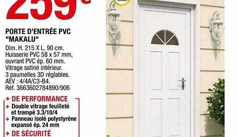 Porte Dentree Pvc Imitation Bois Brico Depot Coulissante Idée De Travaux Et