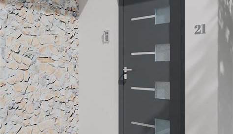 Porte d'entrée PVC Granada 2 Essentiel H.215 x l.90 cm