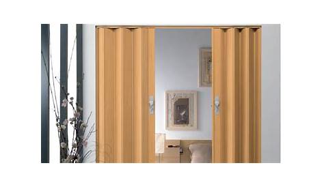 PORTE ACCORDÈON PLIANTE EN PVC EXTENSIBLE SUR MESURE PAS