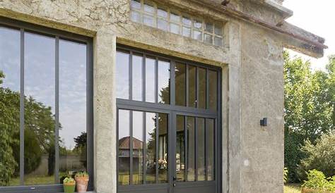 Porte Exterieur Style Atelier Aluminium ,