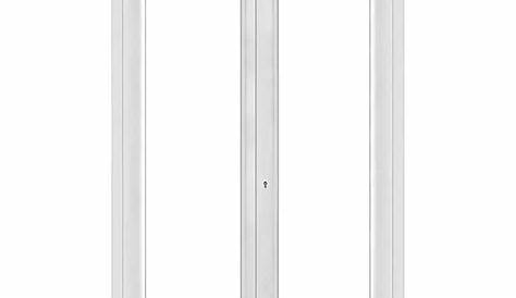 Portefenêtre PVC Gamme E.PRO 2 vantaux H 205 x L 140 cm