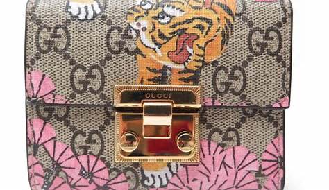 portefeuille gucci homme low price tiger print gg supreme