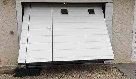Porte de garage basculante manuelle H.200 x l.240 cm, avec