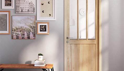 Porte d'intérieur vitrée en bois modèle Aline Portes