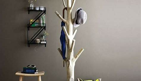 Ikea multifonction porte manteau de plancher en bois arbre
