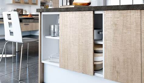 meuble de cuisine porte coulissante Idées de Décoration