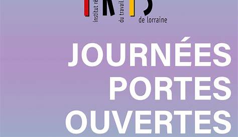 Journées Portes Ouvertes virtuelles IRTS Lorraine - 22 Janvier 2022