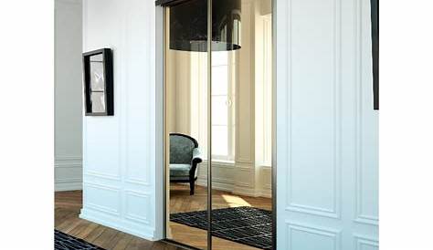 Portes de placard coulissantes miroir bronze Achat en ligne