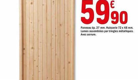 Porte Sapin Brico Depot En 73 X 188