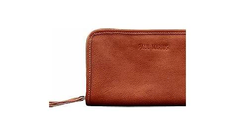 Paul Marius MON COMPAGNON Corail portefeuille femme cuir