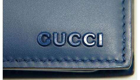 Portefeuilles Gucci SOHO Cuir Bleu ref.203444 Joli Closet