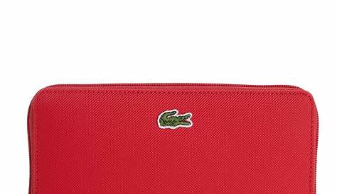 LACOSTE Portefeuille zippee NF2900PO Rose Femme Achat