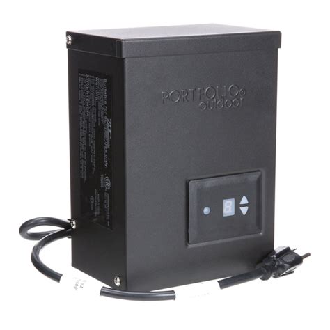 Portfolio Outdoor Lighting Timer Instructions