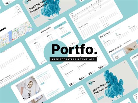 Portfolio Template Html Css Bootstrap Free