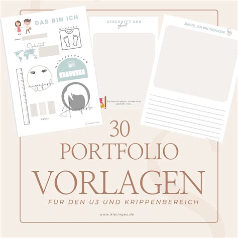 portfolio vorlagen