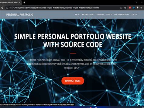 portfolio website html css free source code