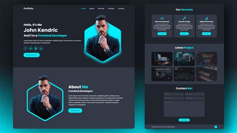 portfolio website html css js source code