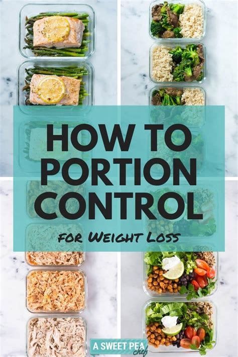Portion Control Diet For Weight Loss
