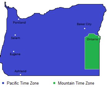 portland oregon time zone current time