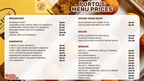 porto's menu pdf