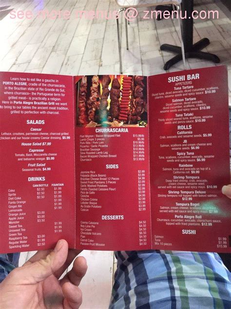 porto alegre brazilian grill hialeah menu