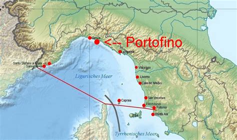 Portofino Map Portofino italy • mappery