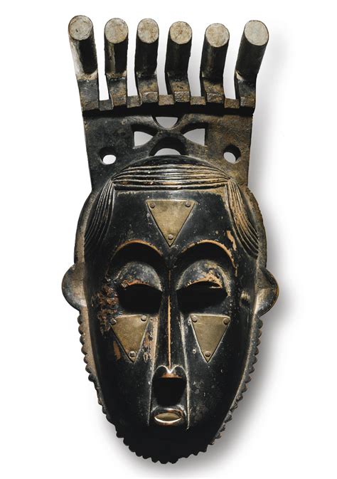 Baule/Baoule Mblo Portrait Mask Etsy Iconographic, African art