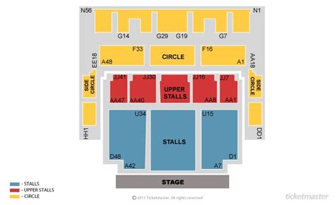 portsmouth guildhall seating plan