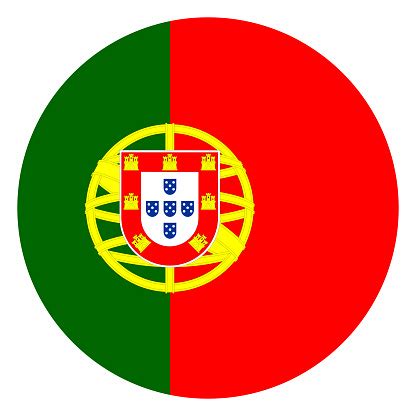 portugal bandera redonda