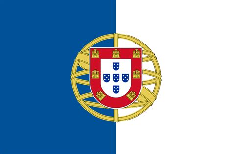 portugal flag blue and white