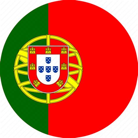 portugal flag circle