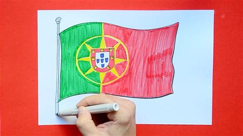 portugal flag drawing
