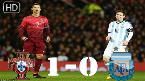 portugal vs argentina 2014