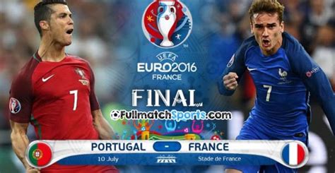portugal vs france euro 2016 full match final
