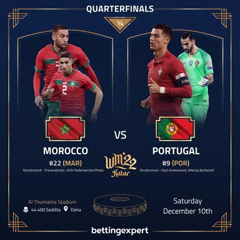 portugal vs morocco bet