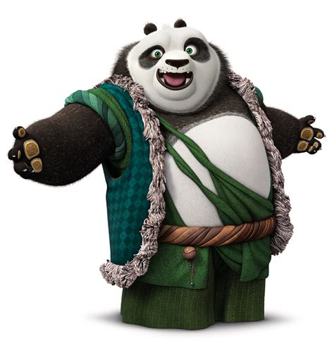 pos father in kung fu panda