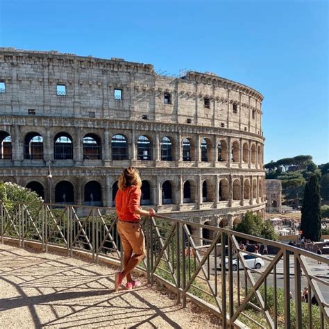 Posing in Rome