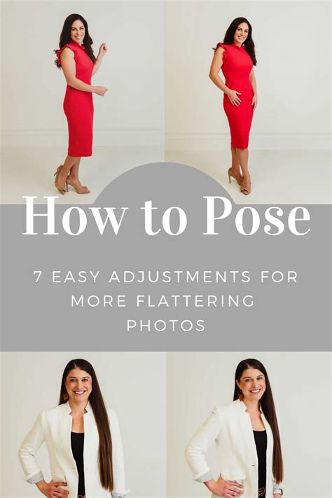 posing tips for photo shoot
