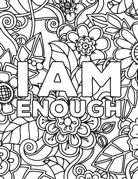 Positive Affirmation Coloring Pages Pdf: The Power Of Coloring And Affirmations