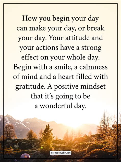 Positive Quotes Begin Day