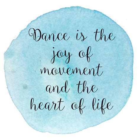 Positive Quotes On Dance