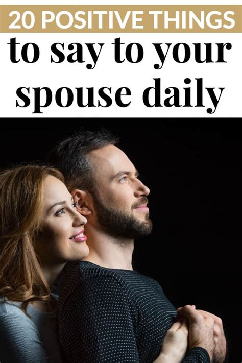 positive things to say to your partner