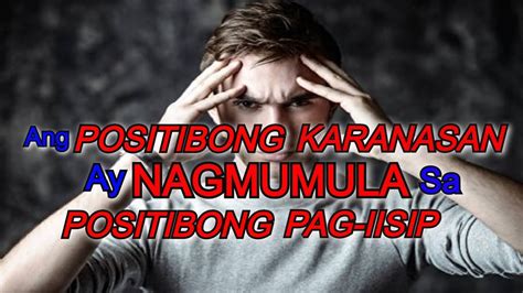positive thoughts meaning in tagalog