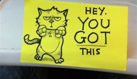 These Hilarious Motivational Cat Post-It Notes Are Awesome - Airows