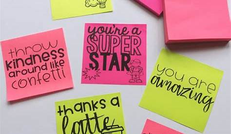 70 Best POSITIVE POST IT NOTES ideas | post it notes, words
