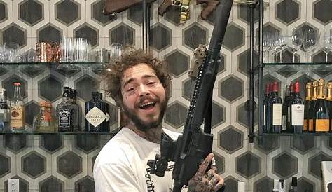 Post Malone Has a Huge Arsenal of Guns and Maybe Thinks the End Times