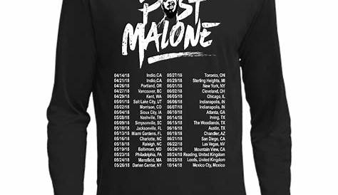 Post Malone Shirts Post Malone Tour 2019 Post Malone Fan | Etsy