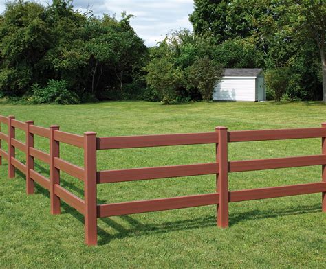 post and 3 rail fence height