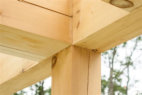 post and beam corner joint