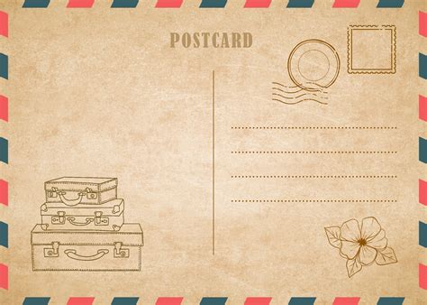 post cards template